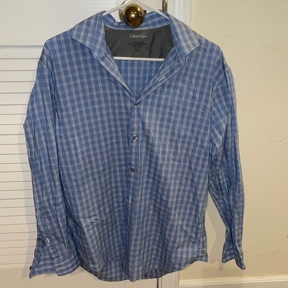 Men’s Calvin Klein Extreme Slim Fit Dress Shirt - Picture 1 of 3